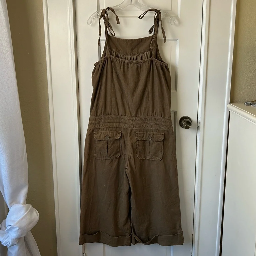 Anthropologie Brown Corduroy Jumpsuit - Picture 5 of 10